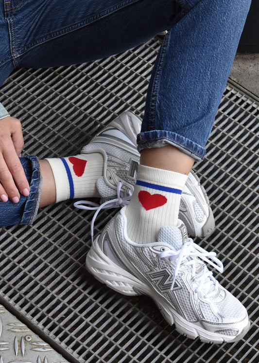 JCRed Heart - Sneaker Socken Midi