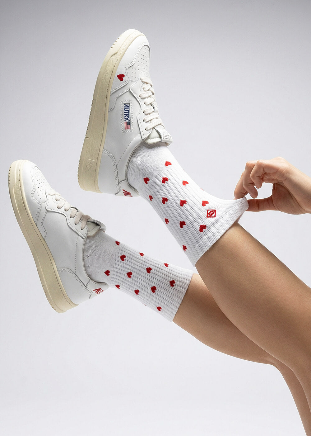 JC Socken Red Hearts