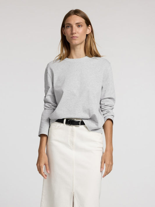 SLFEssential LS Boxy Tee LGM