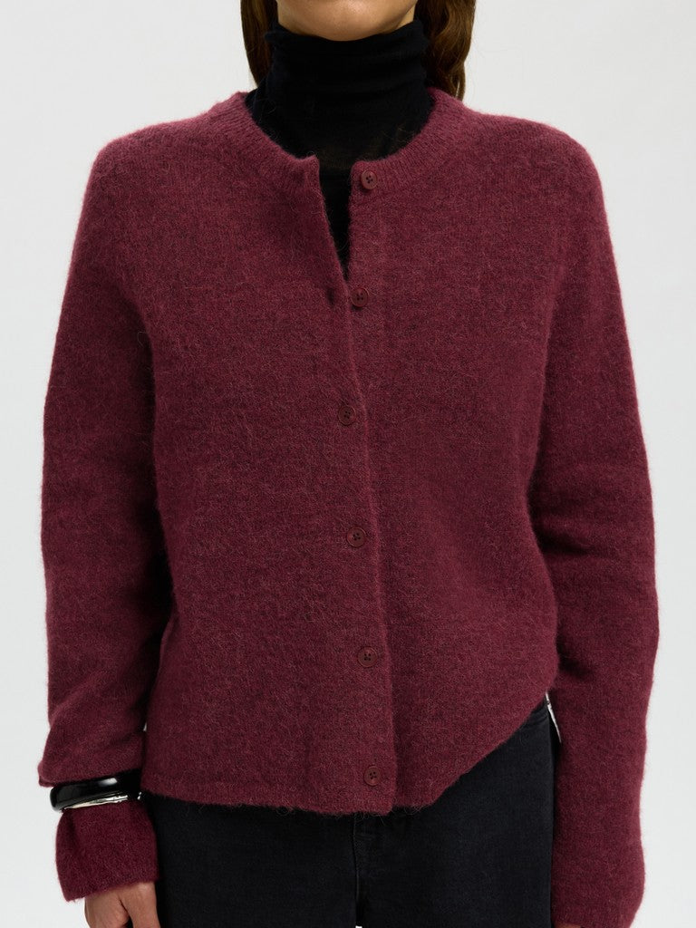 SLFLulu New Knit Cardigan Tawny Port