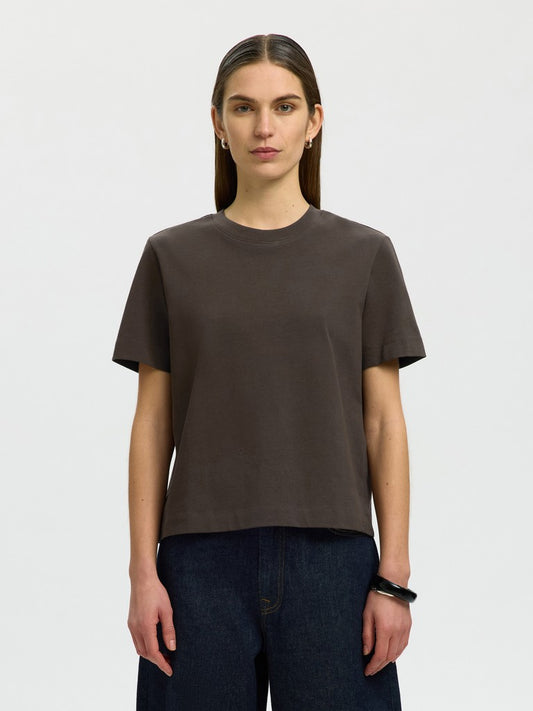 SLFEssential SS Boxy Tee Delicioso