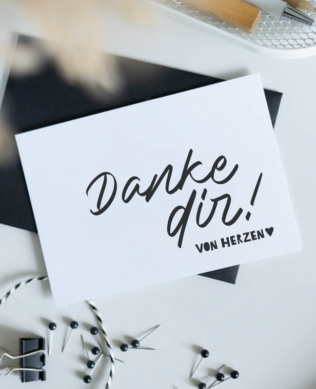HG Postkarte Danke für