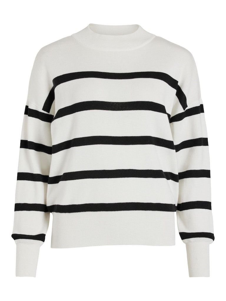 VILina L/S Knit Top Cloud Dancer