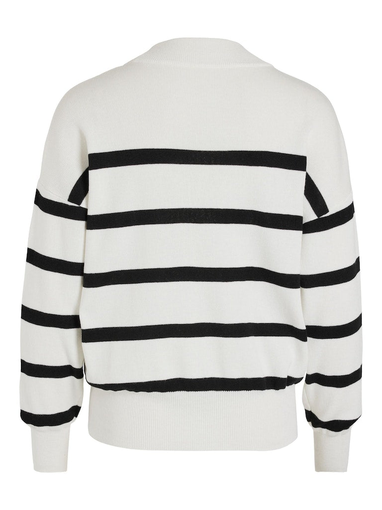 VILina L/S Knit Top Cloud Dancer