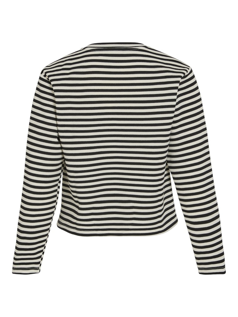 VIVerena O-Neck Cardigan Birch Black Beauty
