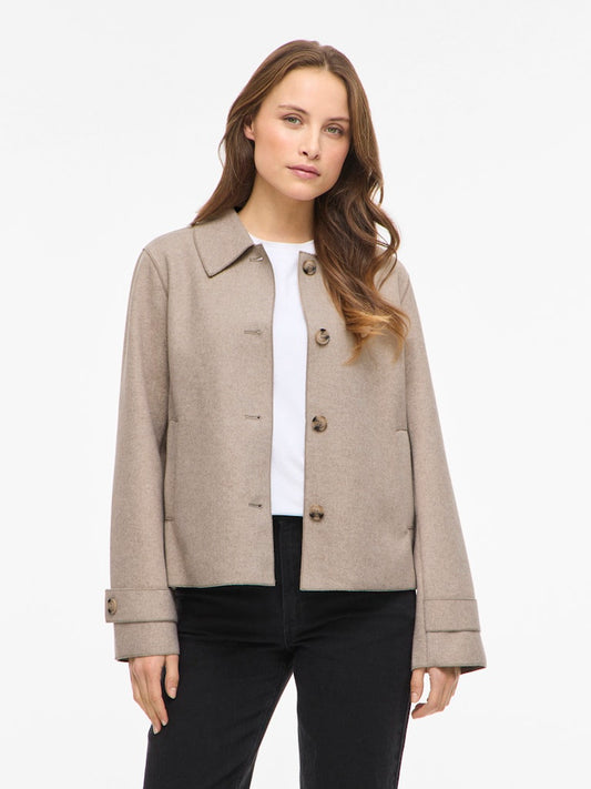 VIJuice Short Jacket Natural Melange