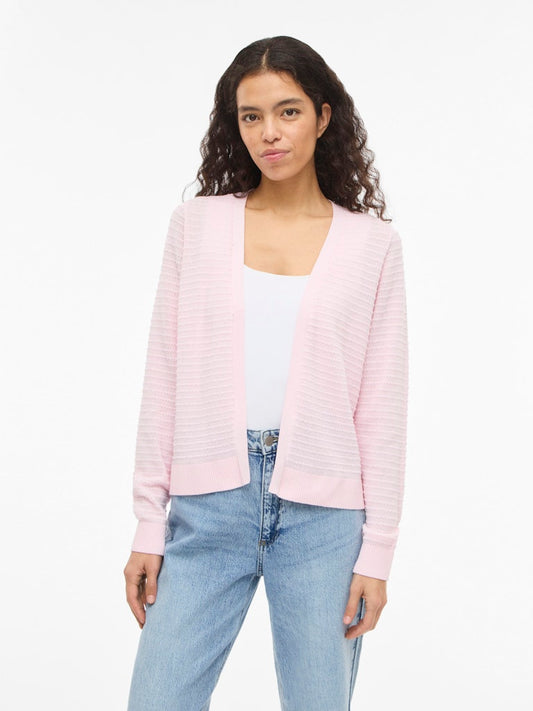 VILollo Short L/S Knit Cardigan Cherry Blossom