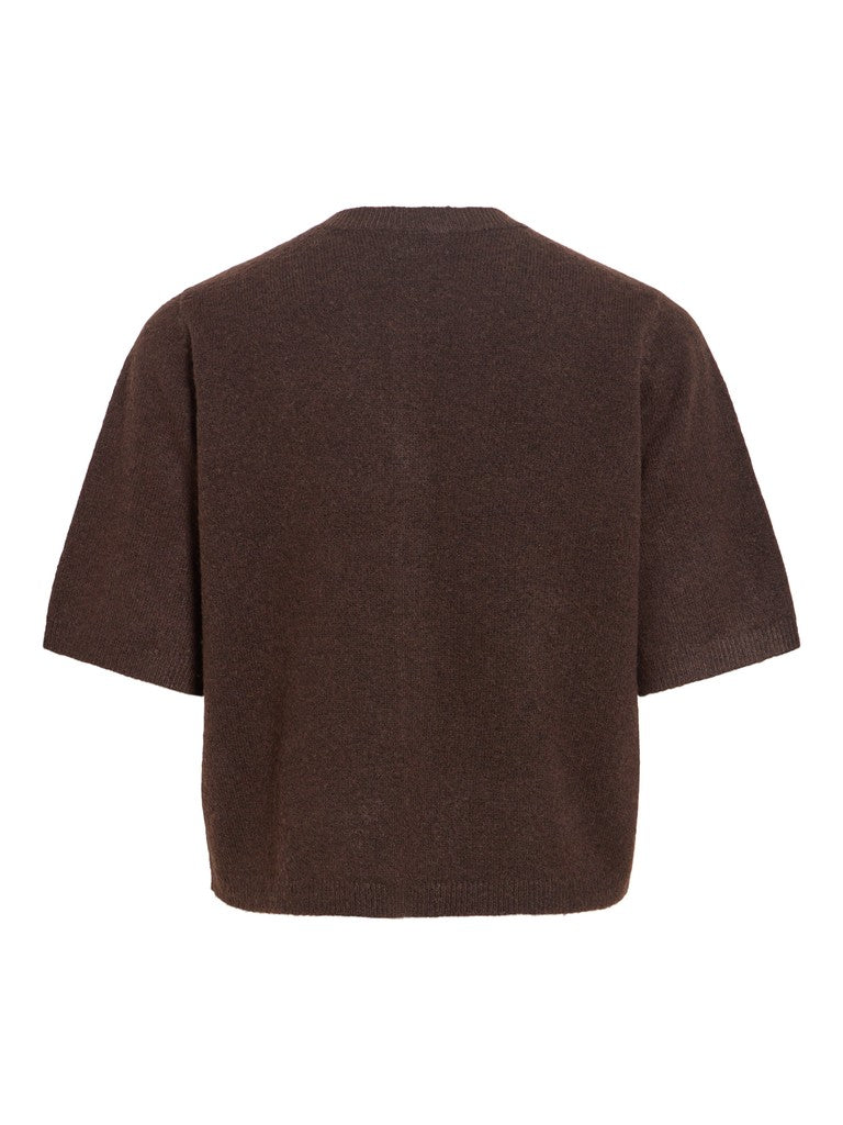 VILiga 2/4 O-Neck Cardigan Coffee Bean