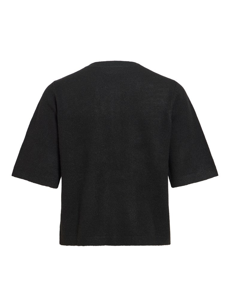 VILiga 2/4 O-Neck Cardigan Black
