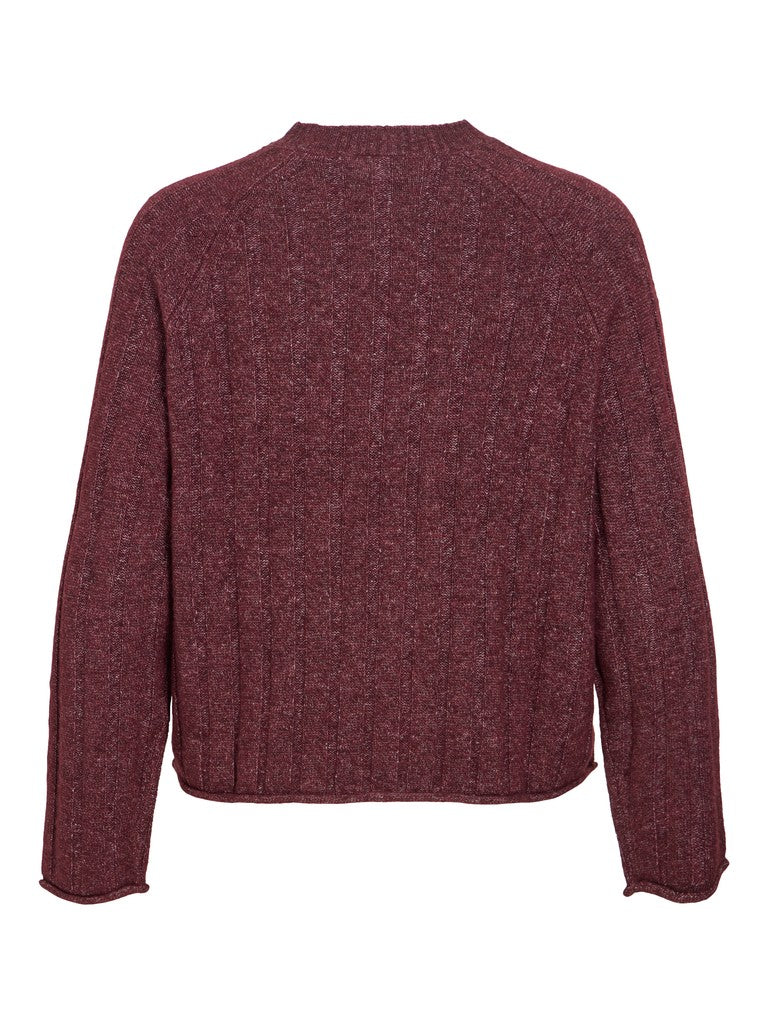 VIEdelie O-Neck Knit Top Port Royale