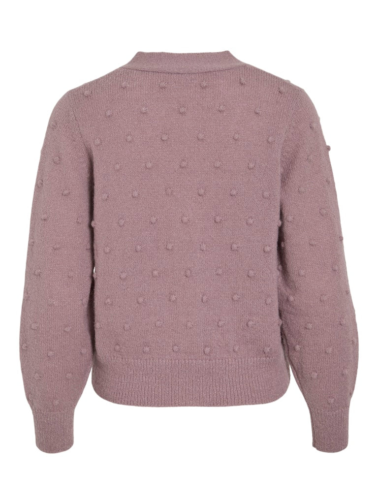 VITuli V-Neck L/S Knit Cardigan Toadstool