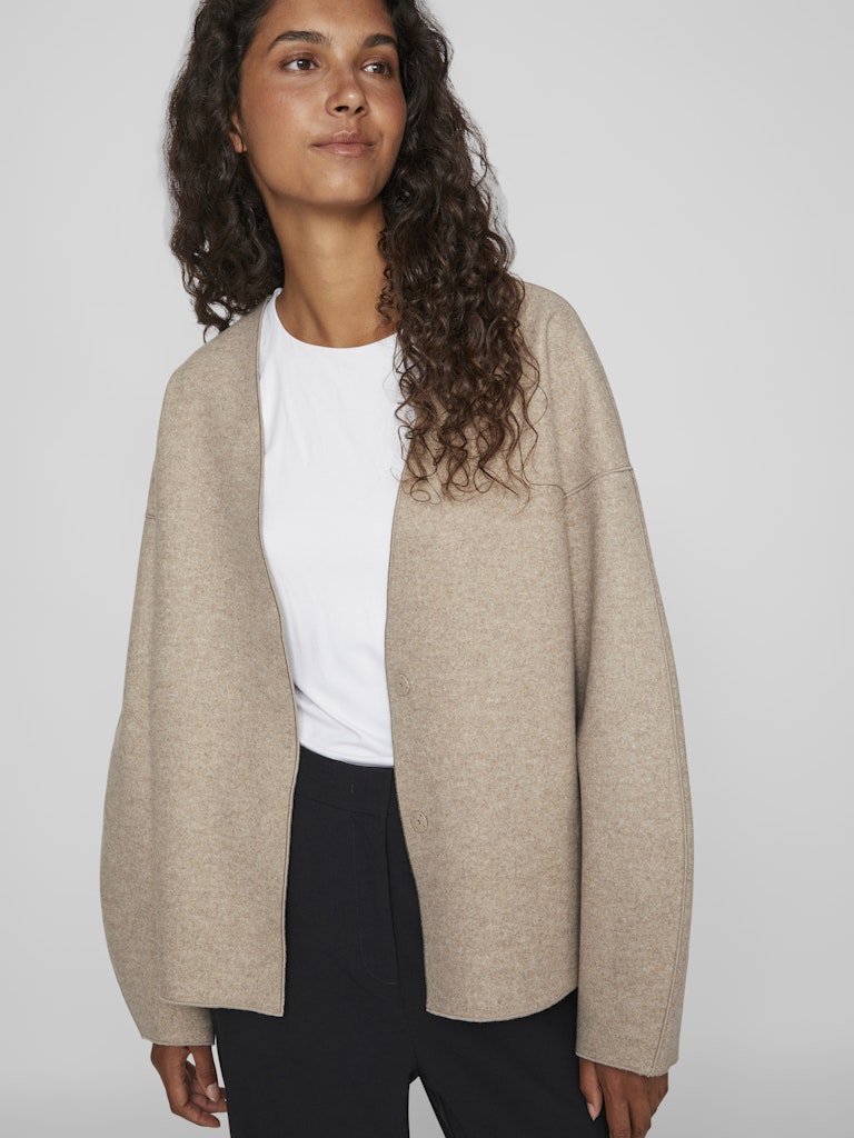 VIJuice Loos L/S Jacket Natural Melange