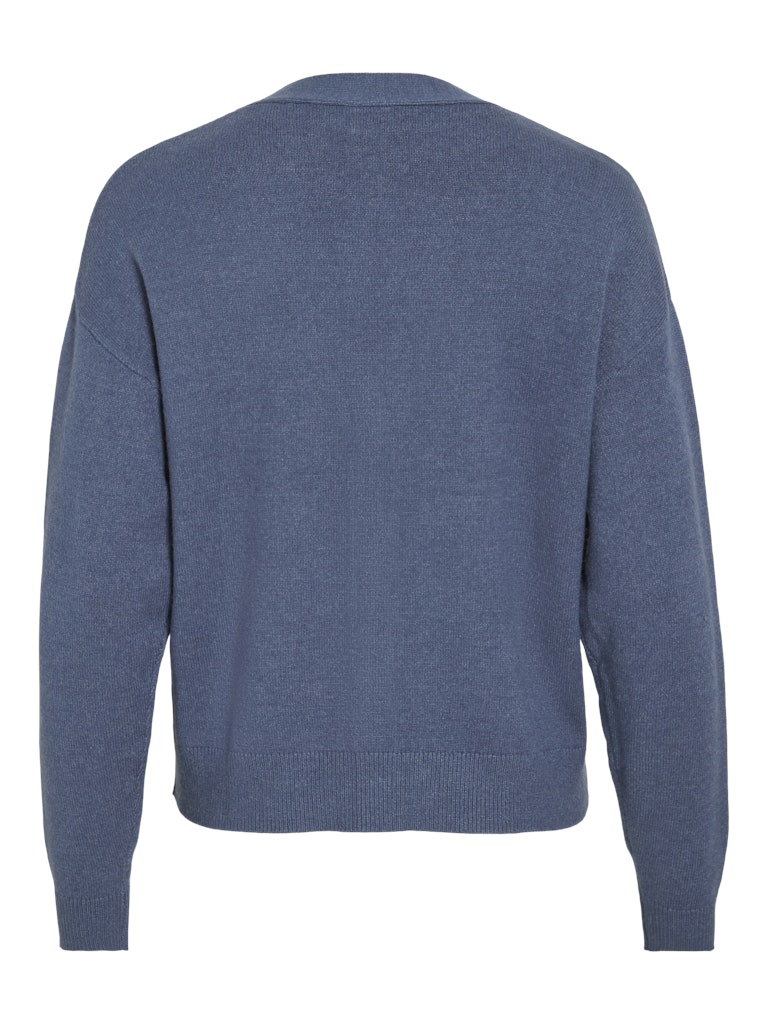 VIRil V-Neck Knit Cardiagan Vintage Indigo
