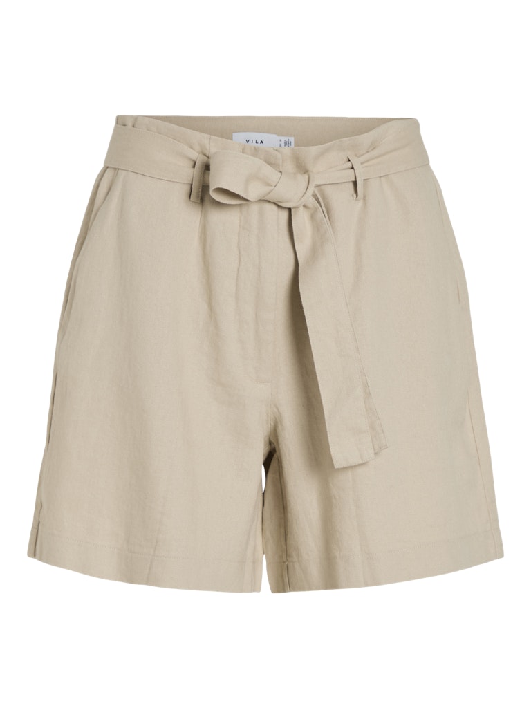 VIJolanda HW Shorts Feather Gray