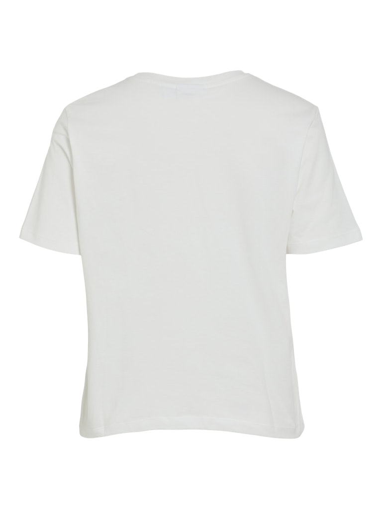 VISybil Leo Kiss S/S T-Shirt Cloud Dancer Kiss