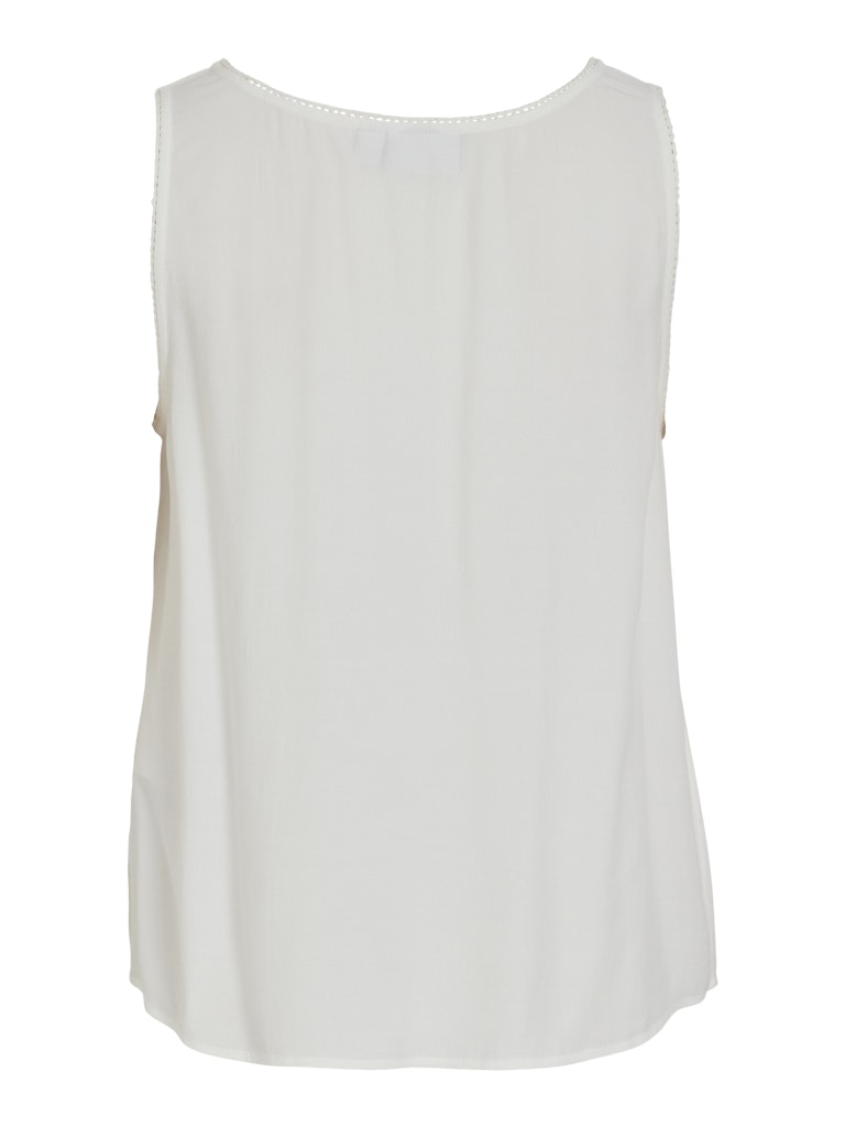 VIFulia V-Neck Top Egret