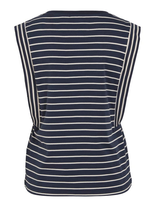 VIVeriana O-Neck Navy Blazer