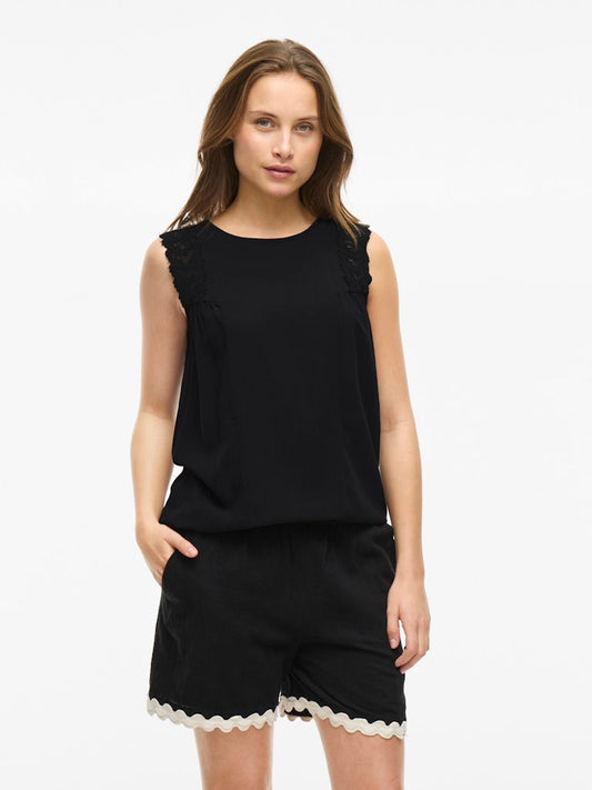 VIPernillu O-Neck Top Black