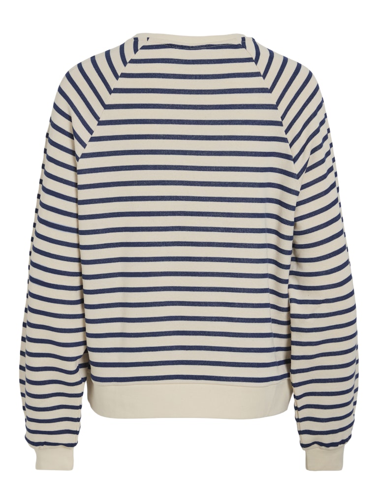 VIHeather L/S Striped Sweat Navy Blazer
