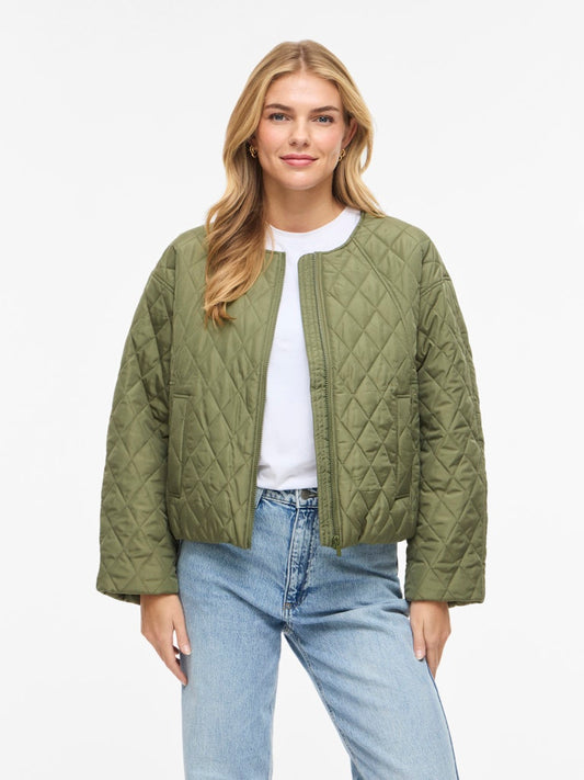VITate L/S Quilted Jacket Olivine