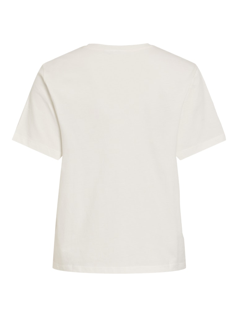 VISybil Berry O-Neck S/S Top Snow White Strawberry