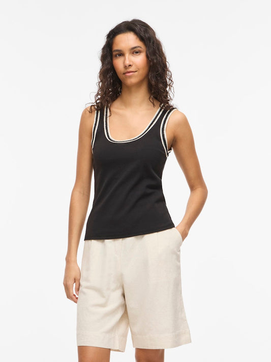 VIMovana O-Neck S/L Trop Black Beauty