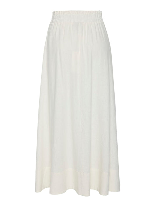 Yasflaxy HW Ankle Skirt Star White