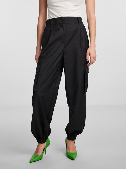YASPenni HW Ankle Pant Black