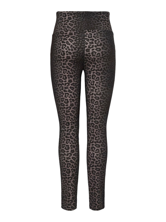 YASAzzuro Printed Leggings Black Leo