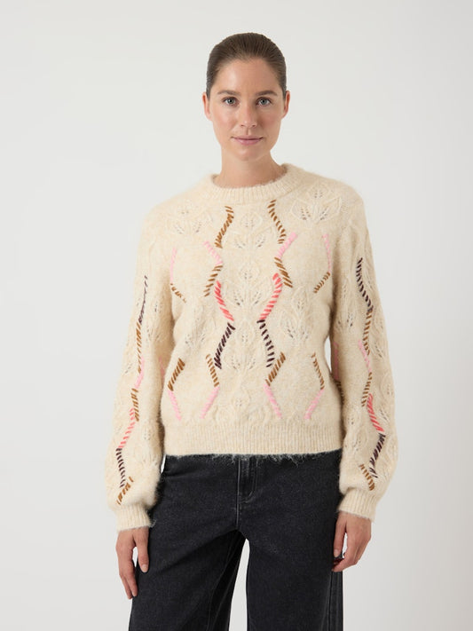 YASGabbi LS Knit Pullover Birch