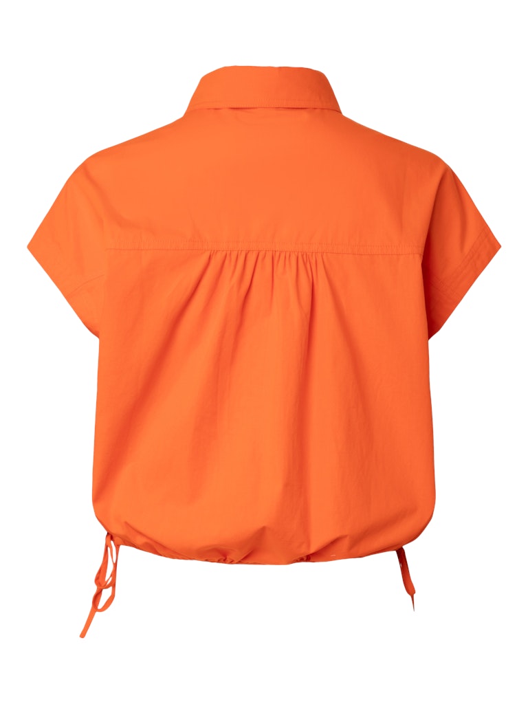 YASLea SS Short Shirt Red Orange