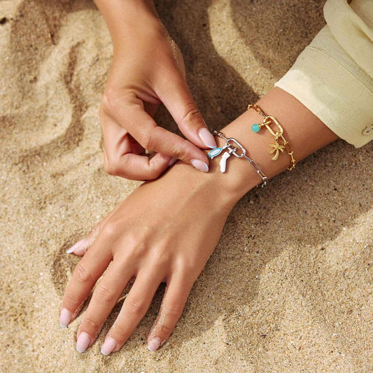 PV Brc Harper Oval Charm Chain Gold Colour