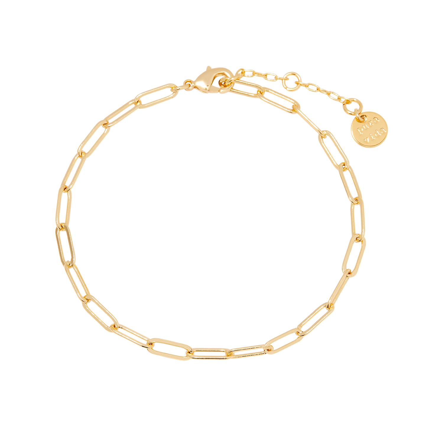 PV Brc Harper Paperclip Chain Gold Colour