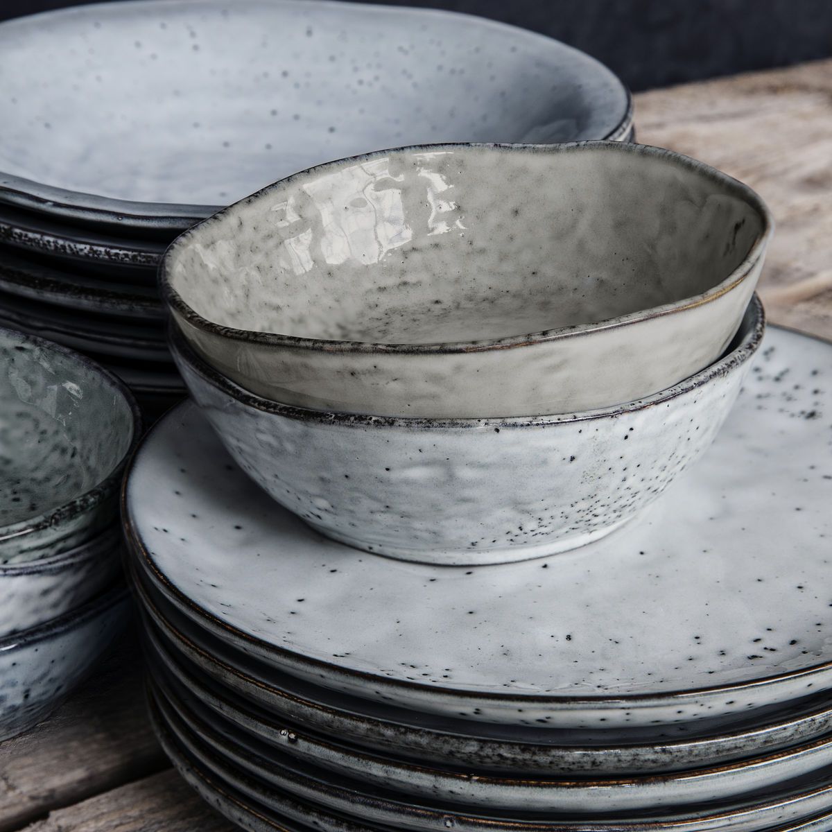 Bowl Rustic Grey Blue 4,5 cm
