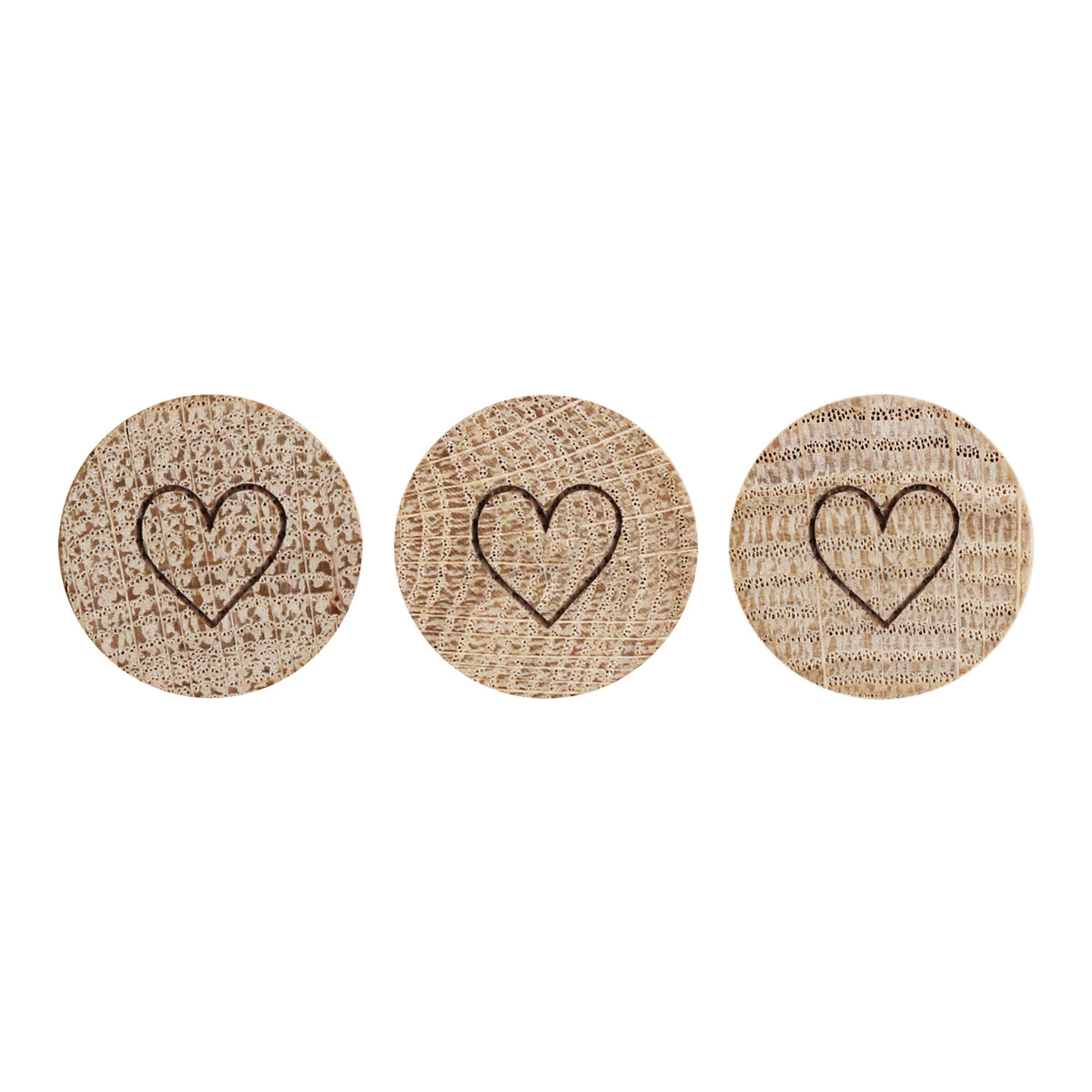ES Holzmagnet 3er Set Herz