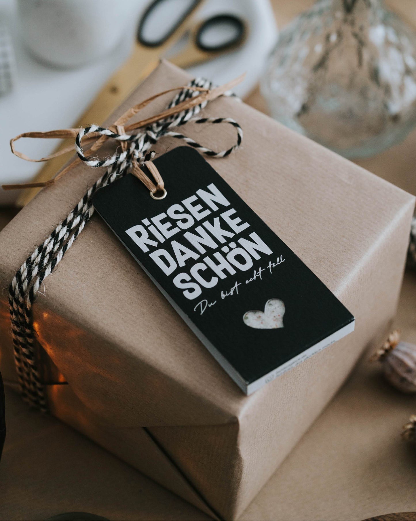 HG Geschenkanhänger Riesen Dankeschön