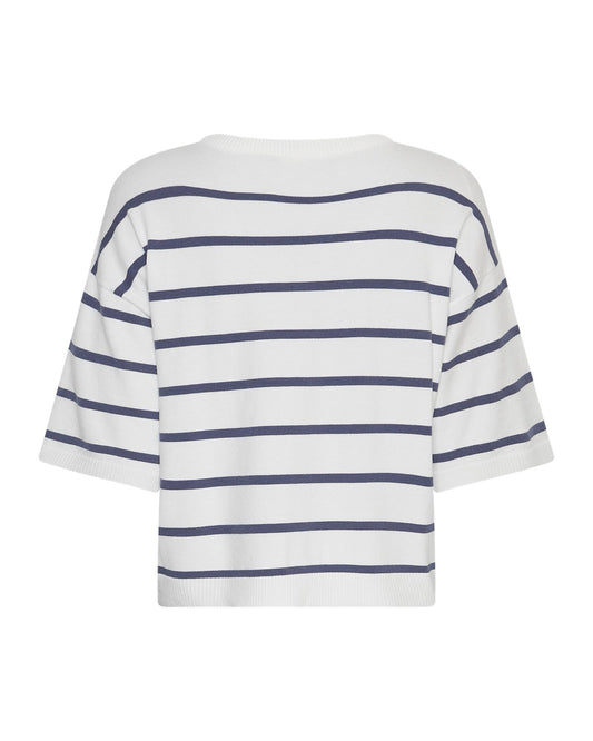 MSCHGeanine Rachelle 2/4 Pullover Egret/Oceana