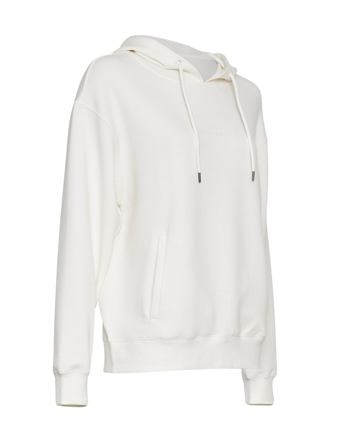 MSCHIma Q Logo Hood Sweatshirt Egret
