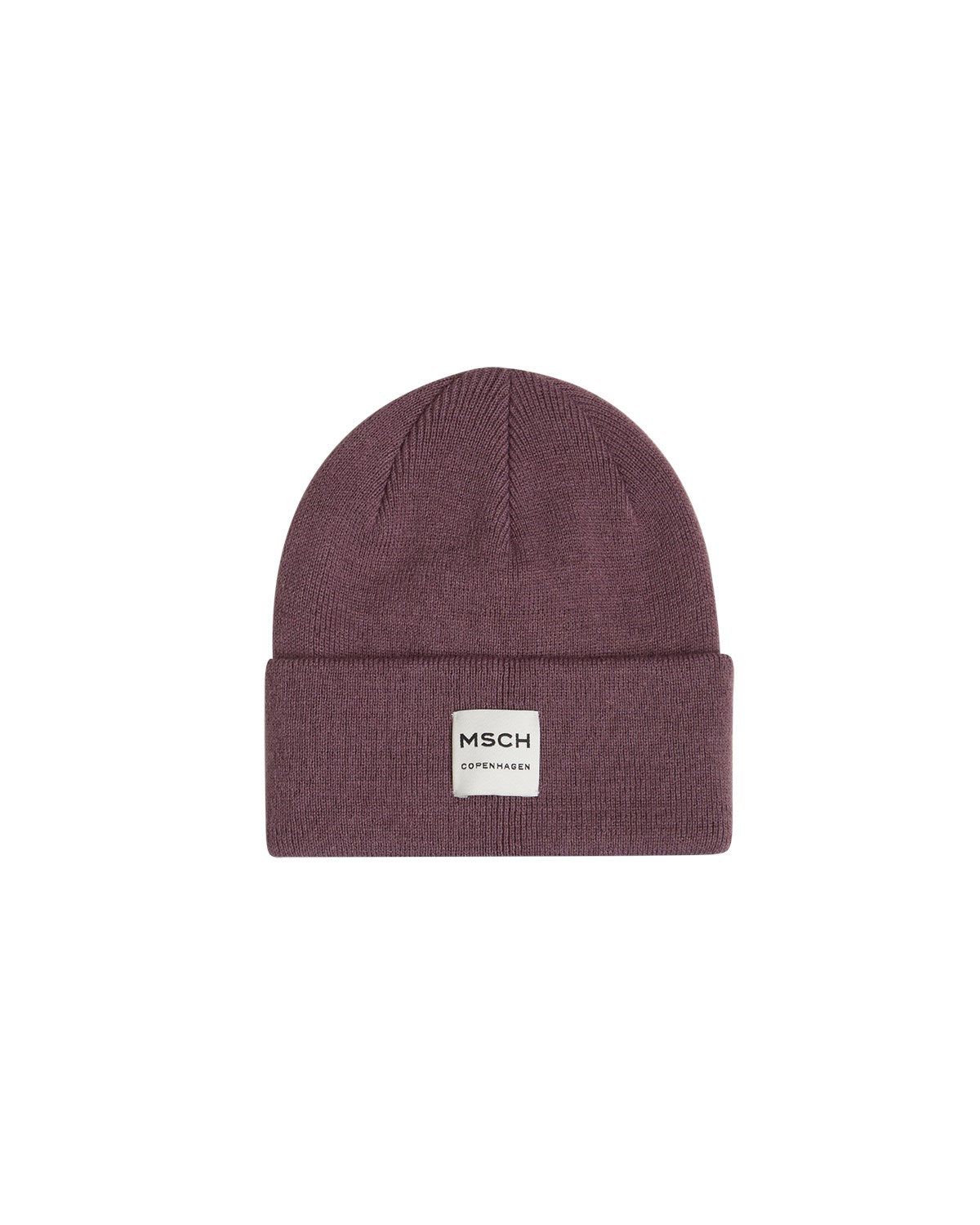 MSCHMojo Logo Beanie Black Plum