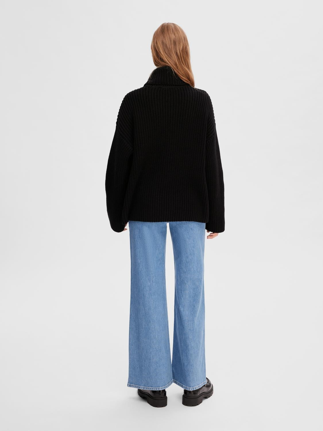 SLFSelma Knit Rollneck Black