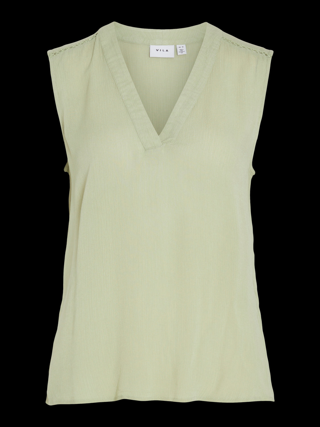 VIEliso V-Neck top Swamp