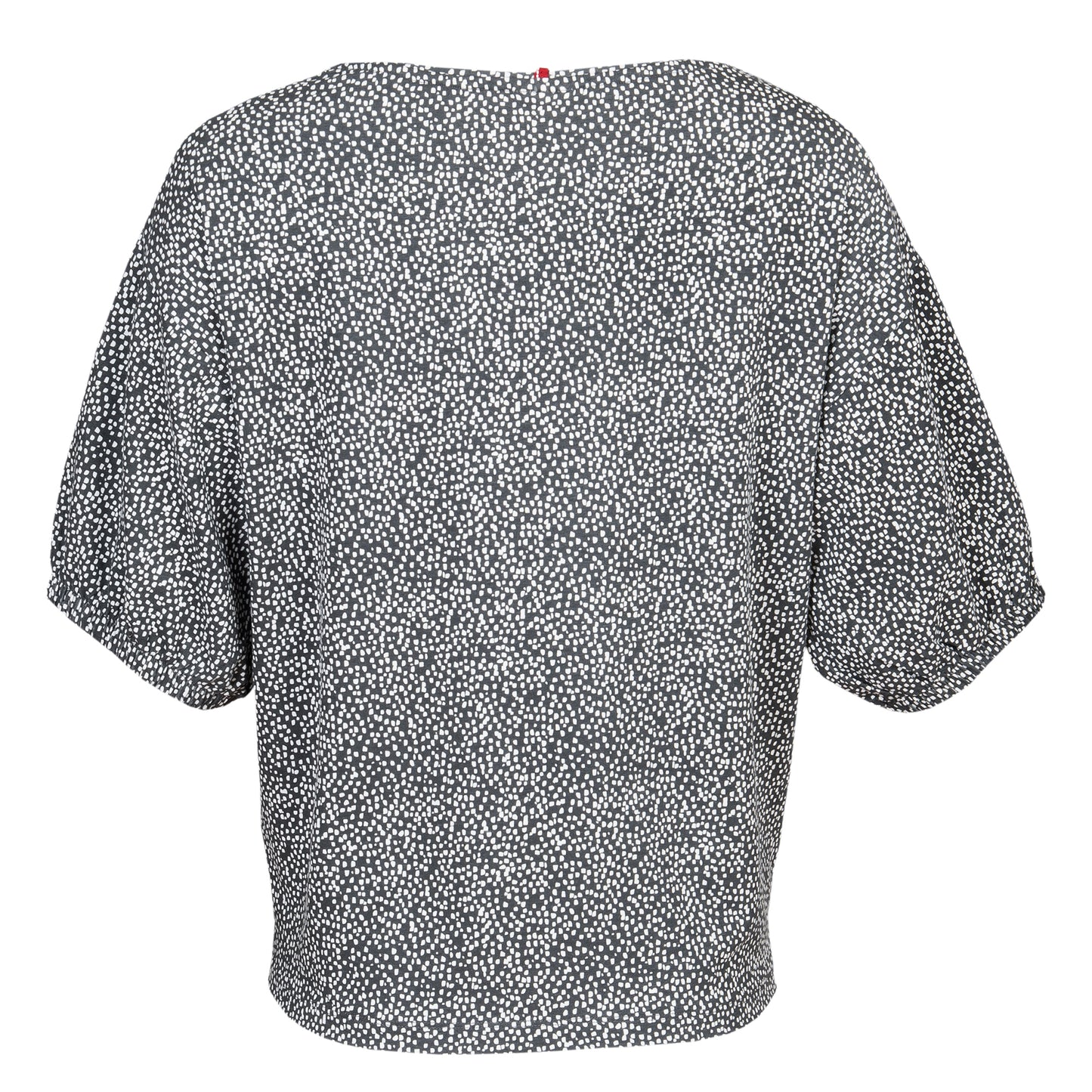 PWO Kurzarmt Shirt Dunkelgrau Tupfen