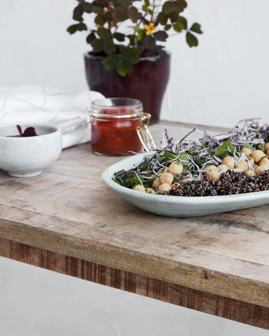 Servierschale, Made, Elfenbein