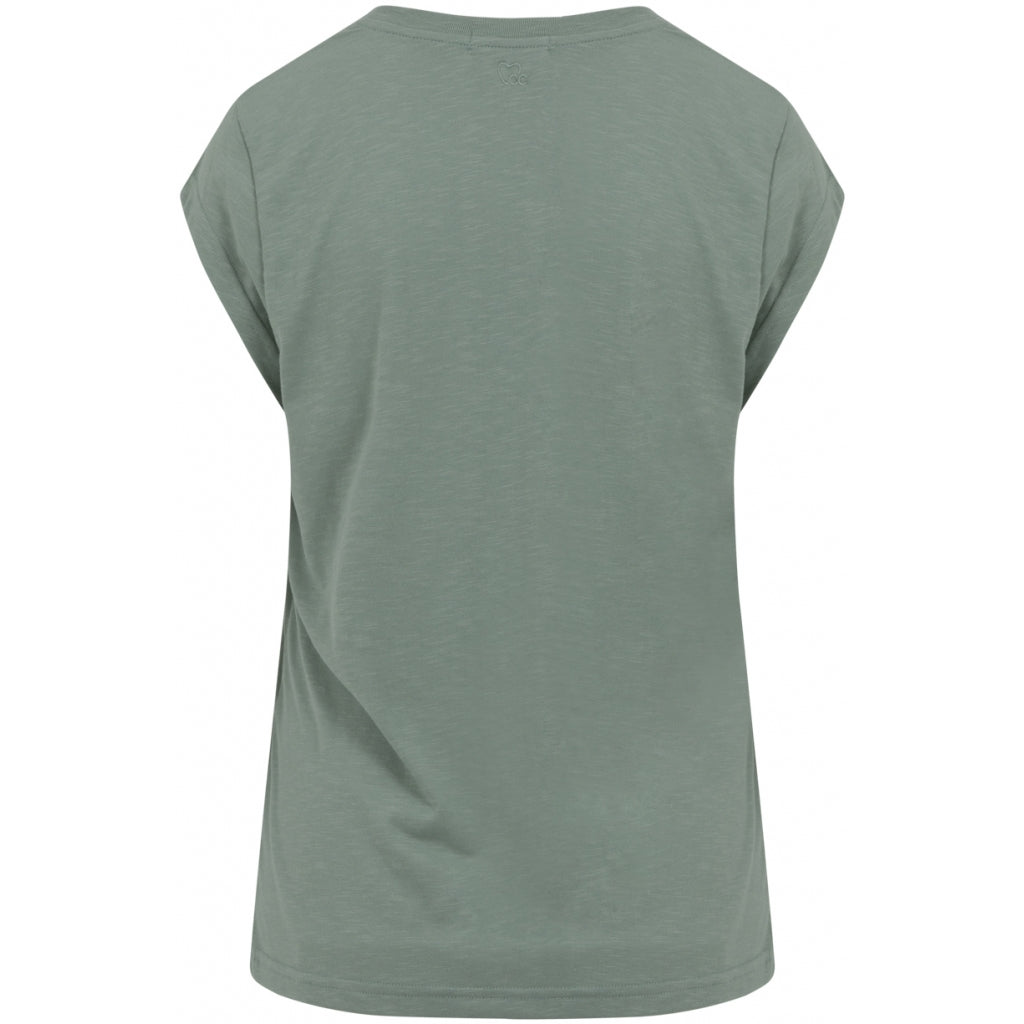 CC Heart Basic T-Shirt Green Dawn