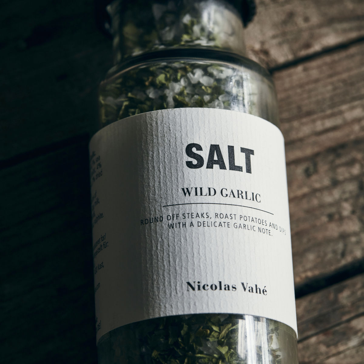 Salt, wild garlic