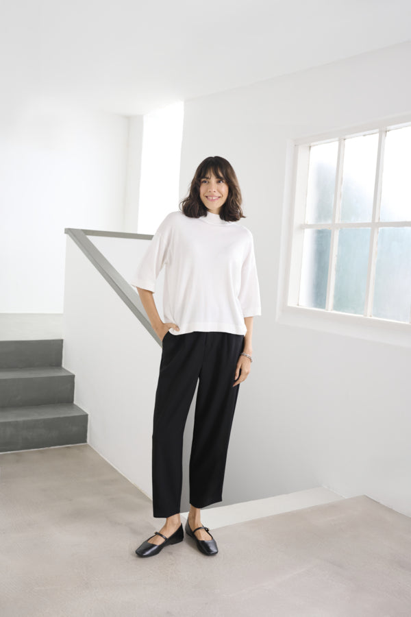 KAMerle 7/8 Pants Suiting Black Deep
