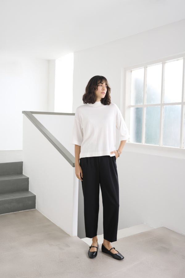 KAMerle 7/8 Pants Suiting Black Deep