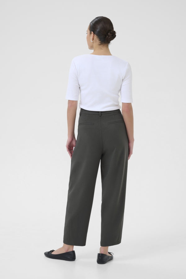KAMerle 7/8 Pants Suiting Black Oyster