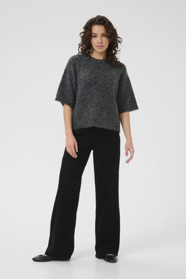 KAEmilie Cropped Knit Pullover DGM