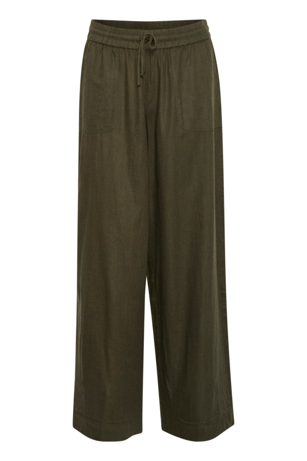 KAMilia Long Wide Pants Forest Night